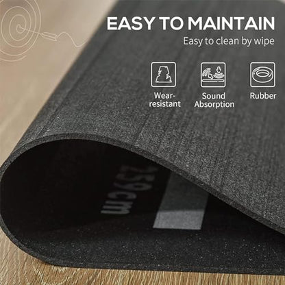 Dart Mat Throw/Toe Line Floor Marker Professional Rubber Darts Mat for Home Pub Party (118 x 23.6in)