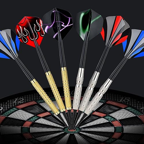 Steel Tip Darts Set 18 Grams15 Pack Steel Barrels - style: s pc 15