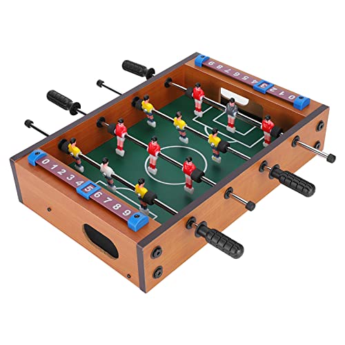 Mini Foosball Table, Tabletop Foosball Table Tabletop Foosball Game Set Wooden Soccer Game Table for Kids Game Room Family Night