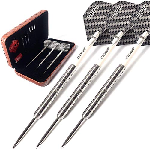 CUESOUL Swift Series 22/24/26g Super Slim Tungsten Steel Tip Darts Set - color: Natural, size: 26 Grams