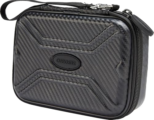 Casemaster Ventura Darts Case, Holds 3 Steel Tip or Soft Tip Darts Fully Assembled, Hard Shell Dart Case with Storage Tube, Dart Storage Accessories