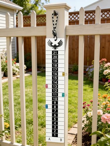 Cornhole Scoreboard Hang, Eagle Graphic Portable for Yard Games | Portable