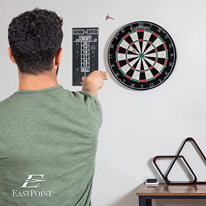 EastPoint Sports Dartboard with Scoreboard Set - Includes 3 Darts