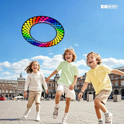Doinfly【3-Pack Professional Flying Toys - Ultra-Stable & Long Distance Sport Flying Equipment for Outdoor Games, Pool, Beach, Backyard Fun | Adults & Kids Family Toy (Gradient Series) - color: Colourful