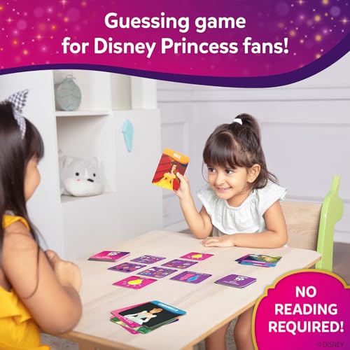 Skillmatics Guess in 10 - Disney Princess Card Game for Preschool Kids, Girls & Boys Who Love Cinderella, Ariel, Jasmine, Fun Travel Game & Gifts for Ages 3, 4, 5, 6 - style: 5. Disney Princess