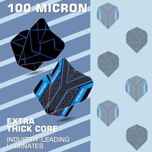 WIN.MAX Darts Soft Tip Set - 90% Tungsten Soft Tip Darts Set Professional 18 Grams Soft Darts Pro Dart Set with Extra 3 Flights - color: Blue