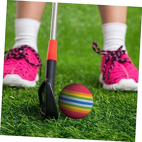 KICHOUSE 25pcs Rainbow Eva Training for Indoor Practice Soft Lightweight Flexible Design Safe for Use Around Furniture and Pets