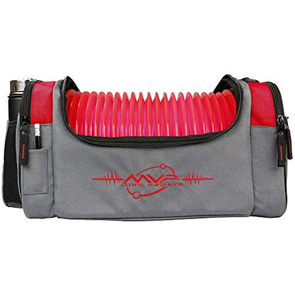 MVP Disc Sports Nucleus Tournament Disc Golf Bag (Choose Your Favorite Color) - color: Red