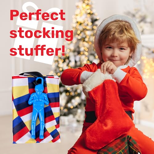 NUTTY TOYS Parachute Toys for Kids - Tangle Free Outdoor Flying Parachute Men, Top Indoor & Outside, 3 4 5 6 7 8 9 10 11 12 Year Old, Best Christmas Stocking Stuffers Idea 2026 Unique Boy & Girl Gifts - style: Rainbow