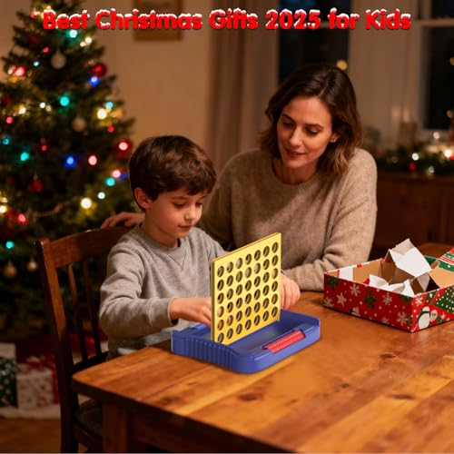 Pup Go 4 in a Row Game Large, Board Game for Kids, Four in a Line, Line Up 4, Classic Family Fun Games for 3 4 5 6 7 8 9+ Year Old Children Boys Girls Adults Yellow (6 Spare Discs Included) - color: Yellow