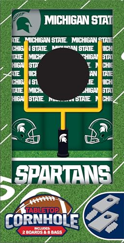 MasterPieces NCAA Syracuse Orange Tabletop Cornhole Game - Home Decor - style: Michigan State Spartans