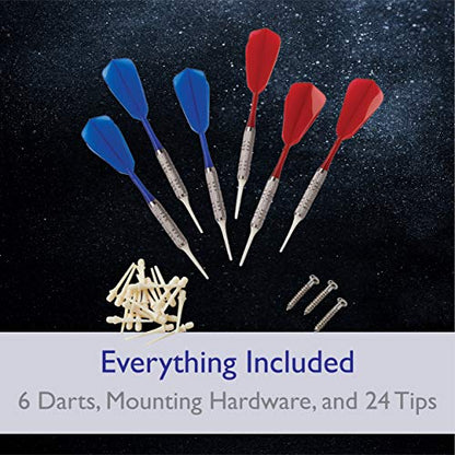 Viper 777 Electronic Dartboard – 15.5" Regulation Target, 43 Games, LCD Scoring, 8 Players, Soft Tip Darts Included