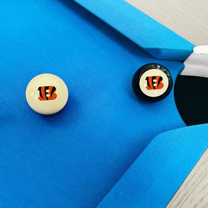 Imperial NFL Logo Cue Ball & 8 Ball Combo Set - color: Cincinnati Bengals, White
