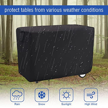 Outdoor Prep Table Cover for Royal Gourmet Double-Shelf Movable Dining Cart Table,Waterproof Patio Cart Cover,Outdoor Grill Cart Pizza Oven Table Covers - 40 x 24 x 32 Inch - size: 40" x 24" x 32" Inch