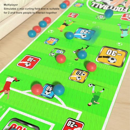 Tabletop Ball Game,Portable Easy to Set Up Interactive Puzzle Multiplayer Plastic Steel Nonwoven Basketball Soccer Golf Balls Game for Kids Adults Family (Soccer) - size: Soccer