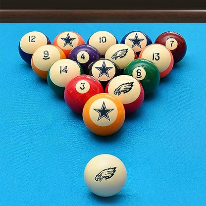Imperial Philadelphia Eagles vs. Dallas Cowboys Rivalry Retro Billiard Ball Set