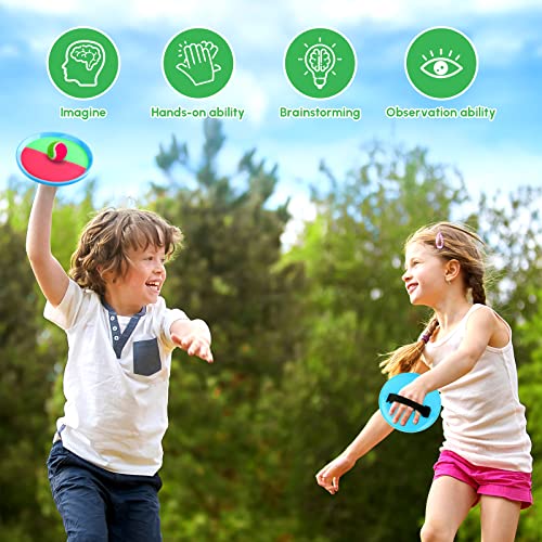 Toss and Catch Ball Outdoor Games Playground Balls Beach Summer Toys for Kids Ages 4-8 Perfect Kids Toys Sets Playground Sets