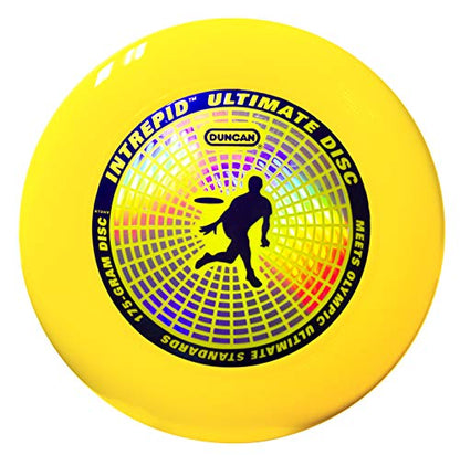 Duncan Intrepid Ultimate Competition Disc, 175g Precision Weighted Flying Disc, Yellow - color: Yellow