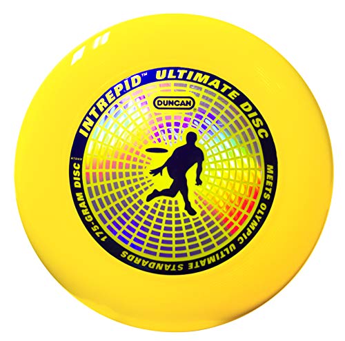 Duncan Intrepid Ultimate Competition Disc, 175g Precision Weighted Flying Disc, Yellow - color: Yellow