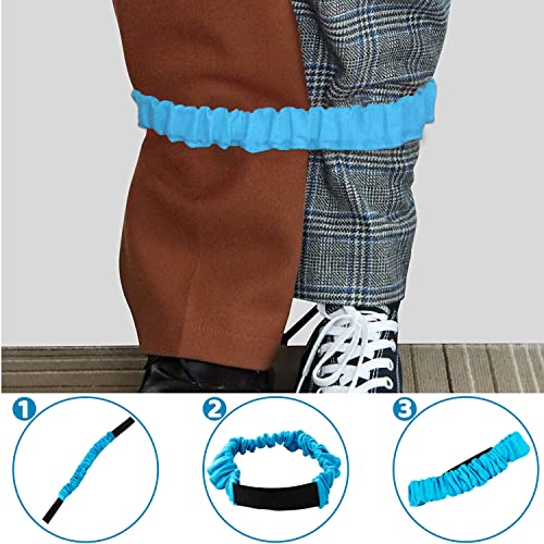 JOYIN Easter 33PCS Potato Sack Race Jumping Bags, Spoon and Egg Race, 6 Players Legged Relay Race Bands Elastic Tie Rope for Easter Theme Party Favor, Outside Lawn,Eggs Hunt Game Activities