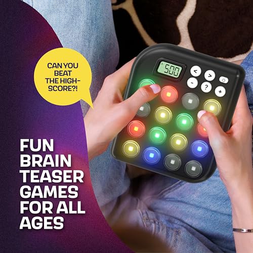 Croove Brain Teasers & Memory Game, 6 Fun Games for Kids, Cool Stocking Stuffers Toys, Best Activities for Boy, Gift Ideas for Boys & Girls Ages 6-8 9 10 11+ Year Old