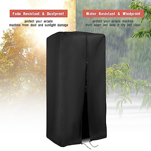 Arcade Machine Cover, Heavy Duty Protective Video Game Cover for Full Size Arcade Game Machines , Waterproof & Dustproof Electronic Dust Covers for 2-Player Control Panel, 31" x 22" x 66" - size: 31" x 22" x 66" for Full Size Arcade Game Machines