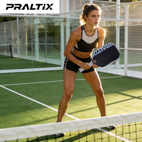 T700 Carbon Fiber Pickleball Paddles - USAPA Standard, Thermoformed Polypropylene Core, Anti-Slip Comfort Grip, Large Sweet Spot for Power Play, Intermediate and Advanced Players - style: Pow4