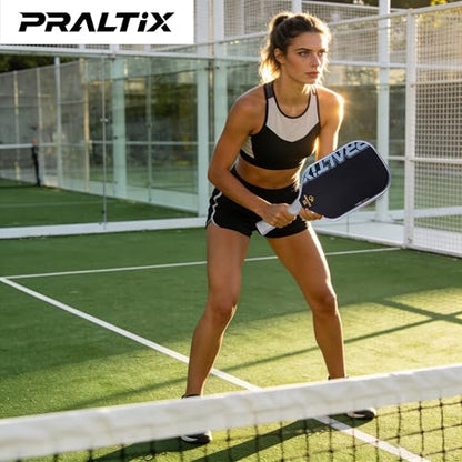 T700 Carbon Fiber Pickleball Paddles - USAPA Standard, Thermoformed Polypropylene Core, Anti-Slip Comfort Grip, Large Sweet Spot for Power Play, Intermediate and Advanced Players - style: Pow4
