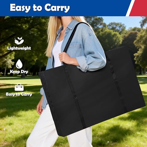 Nova Microdermabrasion 4x2Ft or 3x2Ft Solid Wood Cornhole Game Board with 8 Bean Bags and Carrying Case for Outdoor Yard Beach Lawn Party Backyard