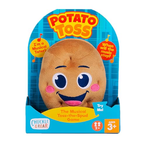 Chuckle & Roar Potato Toss Family Game - Multicolor, Pack of 1, Ages 3+ - Random-Timer Hot Potato Game - Group Party Fun for Kids - Ready-to-Play Cool Tech Toy