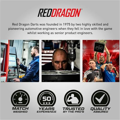 RED DRAGON Darts – Seren Onyx Series - 90% Tungsten Professional Soft tip Darts Set with Dart Flights and Dart Shafts (Stems) - Available in Four Styles - style: Seren 2