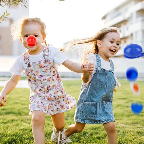 LovesTown Spoon Race Game Set, Egg Relay Race for Kids, with Yolk Outdoor Plastic Eggs Game Birthday Party Favors (Pack of 2) - size: Small (Pack of 2)