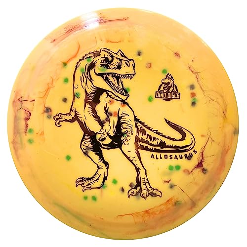 Allosaurus Disc Golf Distance Driver for Children and Novice Players | Ultra Lightweight | Made by Dino Discs