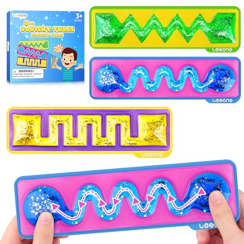 Squishy Toys Sensory Fidget Toys for Kids: 3 Pack Gel-Filled Sensory Toys for Autism ADHD Calming Tools - Sensory Fidget Toys for Classroom Prizes Travel Essentials - Gifts for Party Favors - style: 3 Pack-Squeeze