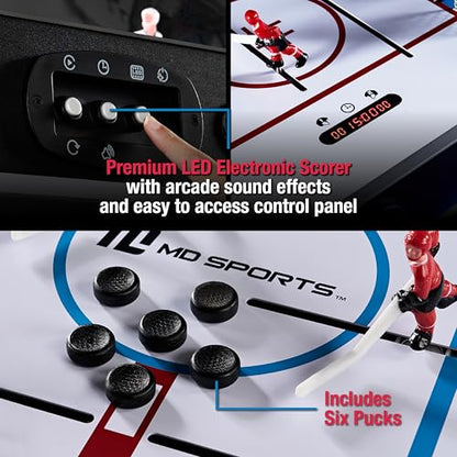 Dome Hockey Table with Electronic Scorer, Bubble Hockey