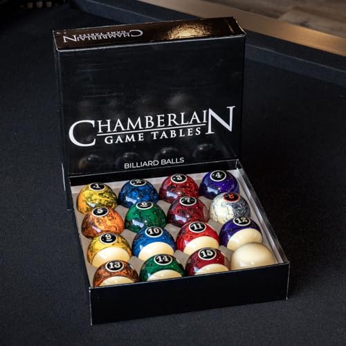 Chamberlain Marbled Billiard Ball Set