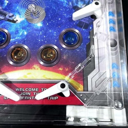 PHATM Electronic Pinball Game Machine Desktop Marble Arcade Retro Mini Tabletop Game Arcade Machine with Lights Sounds for Small Rooms or Apartments