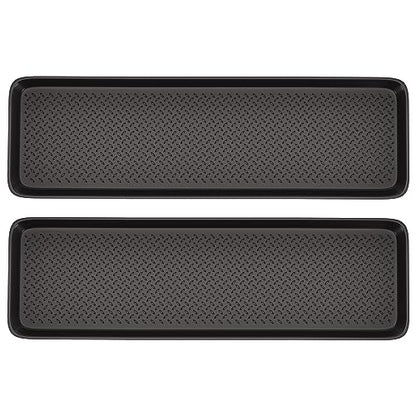 Matace 2 Pack Rubber Extra Large Shoe Tray for Entryway,Long Boot Tray,Slim Boot Mat for Indoor and Outdoor Use,16x55 in, Rectangular (Pack of 2) - size: 55"L x 16"W x 1.2"Th (Pack of 2)