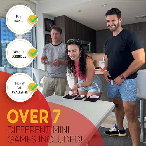 The Addictive Clip and Play Table Pong Game for All Ages - Transform Any Surface Into a Party Zone | Ideal for Family Fun, Parties, and Gifts - style: Core Game