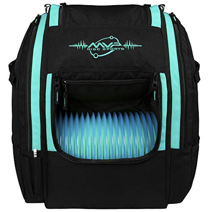 MVP Disc Sports Voyager Lite Backpack Disc Golf Bag (Choose Your Favorite Color) - color: Teal