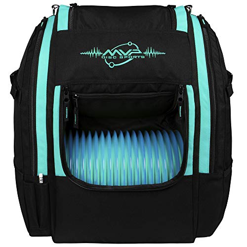 MVP Disc Sports Voyager Lite Backpack Disc Golf Bag (Choose Your Favorite Color) - color: Teal