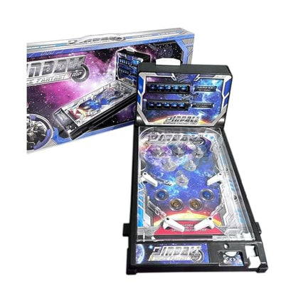 PHATM Tabletop Marble Game Machine - Pinball Games Mini Preschooler Toys Electronic Pinball Machine with Lights Sounds