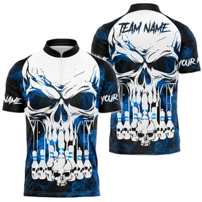 GABITA Personalized Bowling Jerseys for Men, Custom Bowling Shirts, Funny Bowling Shirts Gift for Bowler Team Player - color: A11