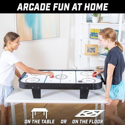 GoSports 40 Inch Table Top Air Hockey Game for Kids - Black - color: Black