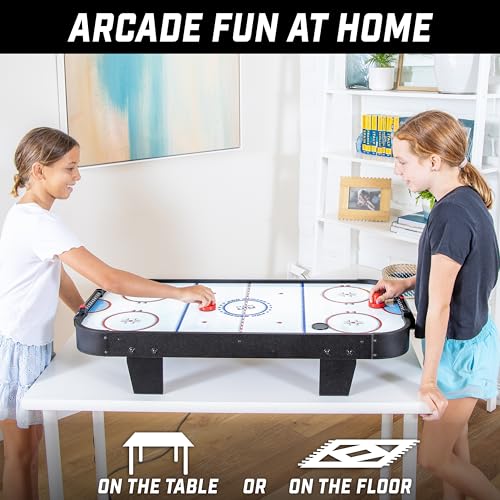 GoSports 40 Inch Table Top Air Hockey Game for Kids - Black - color: Black
