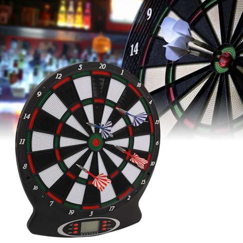 Electronic Dartboard Advanced Sensor Indoor Game for Family Office, Durable PP Material