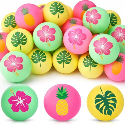 Soulchen 24 Pcs Table Tennis Balls Bulk 40mm Novelty Fun Table Tennis Balls Accessories for Gift Party - style: Pineapple