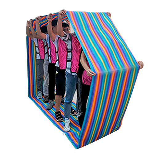 Playing Run Mat Multiplayer Cooperative Game - Running Mat, Teamwork Game Props, Fun Games/Birthday Party (Size : Kids-4M/13FT) - size: Kids-4M/13FT