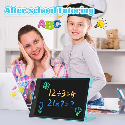 EooCoo Toys for Ages 3-8, 12 Inch LCD Writing Tablet 2 Pack, Preschool Classroom Must Haves, Electronic Drawing Board Drawing Pad, Birthday Gifts for Boys & Girls, Kids Travel Essential - 12 Inch - color: 12”pink&blue