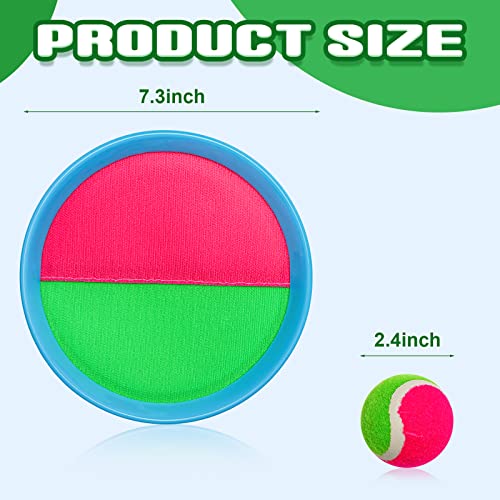 Toss and Catch Ball Outdoor Games Playground Balls Beach Summer Toys for Kids Ages 4-8 Perfect Kids Toys Sets Playground Sets